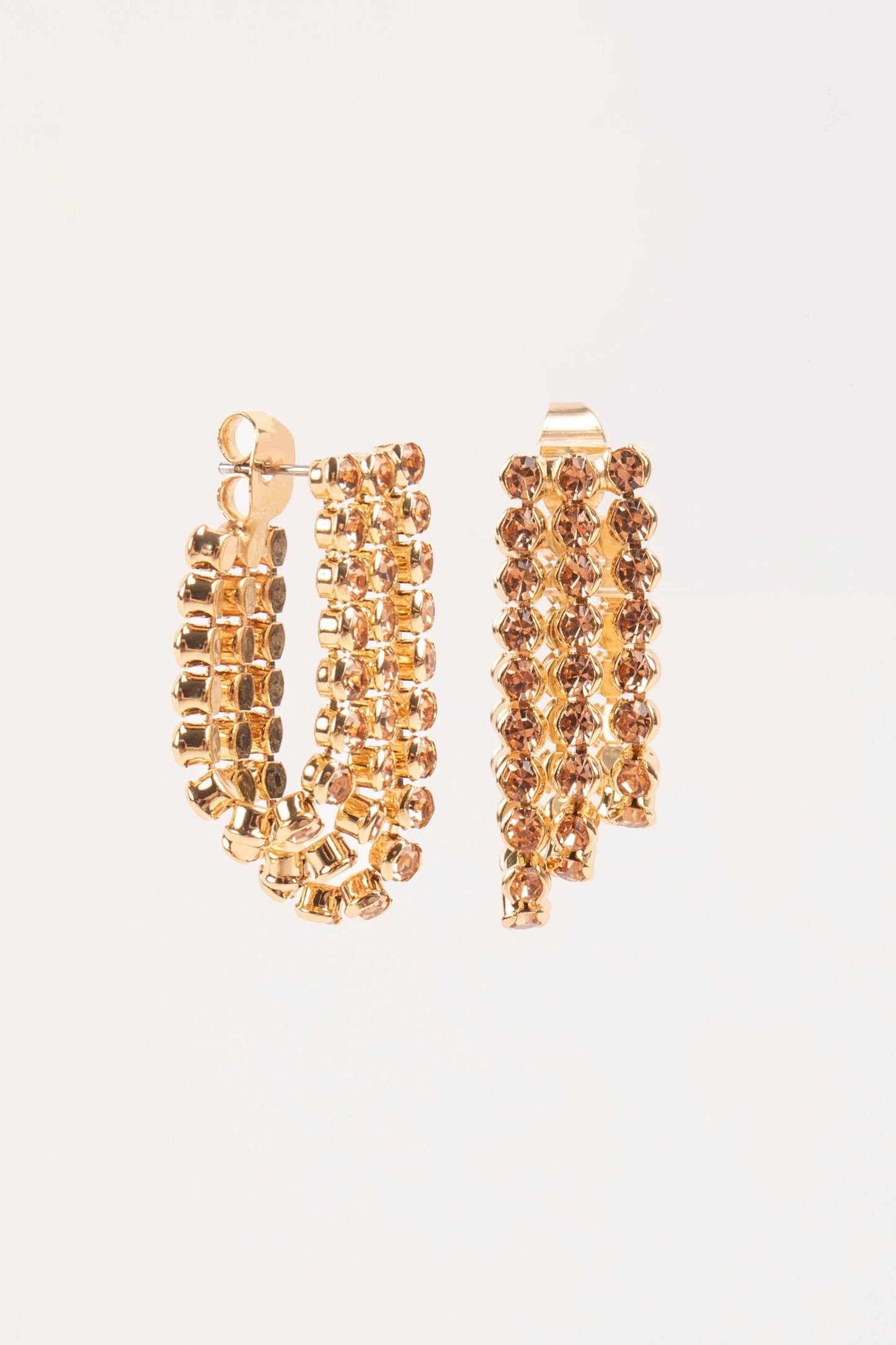 Lex Crystal Earring: Blush