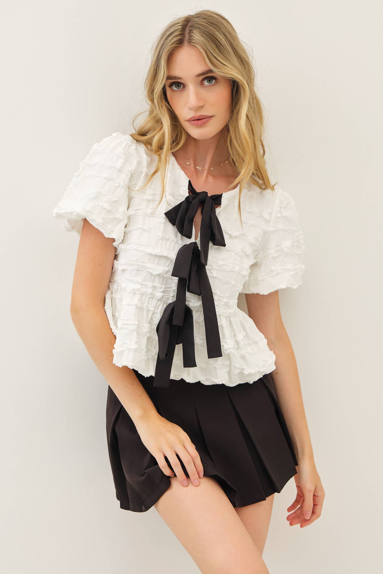 Bonnie Bubble Babydoll Blouse