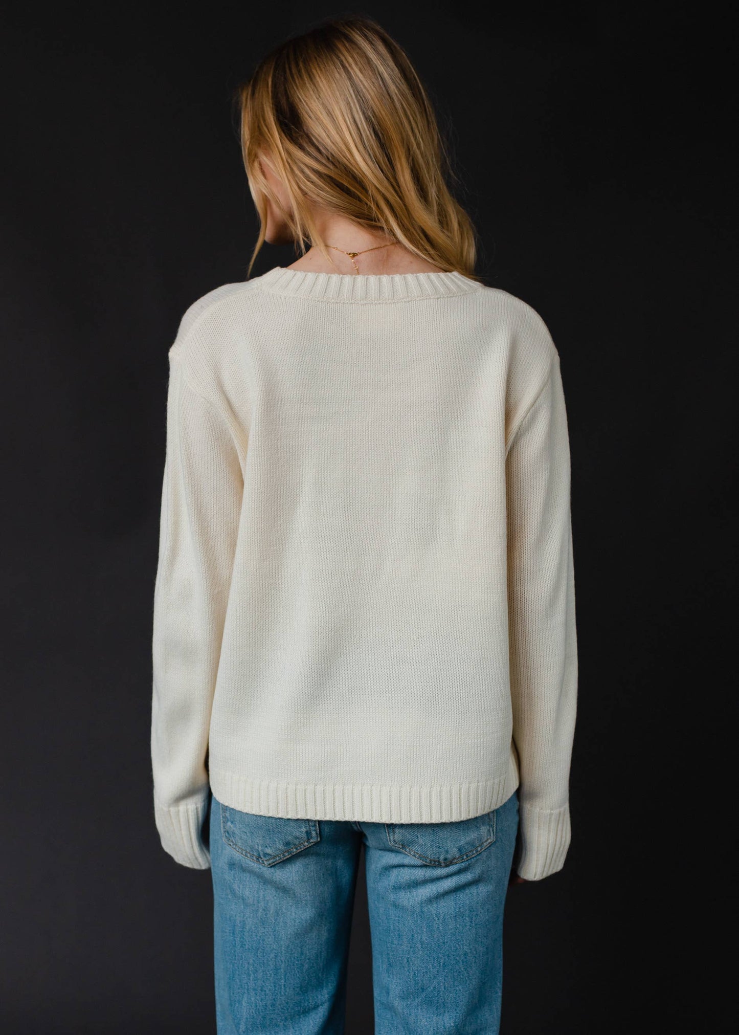 Envy Ivory Whiskey Weather Sweater