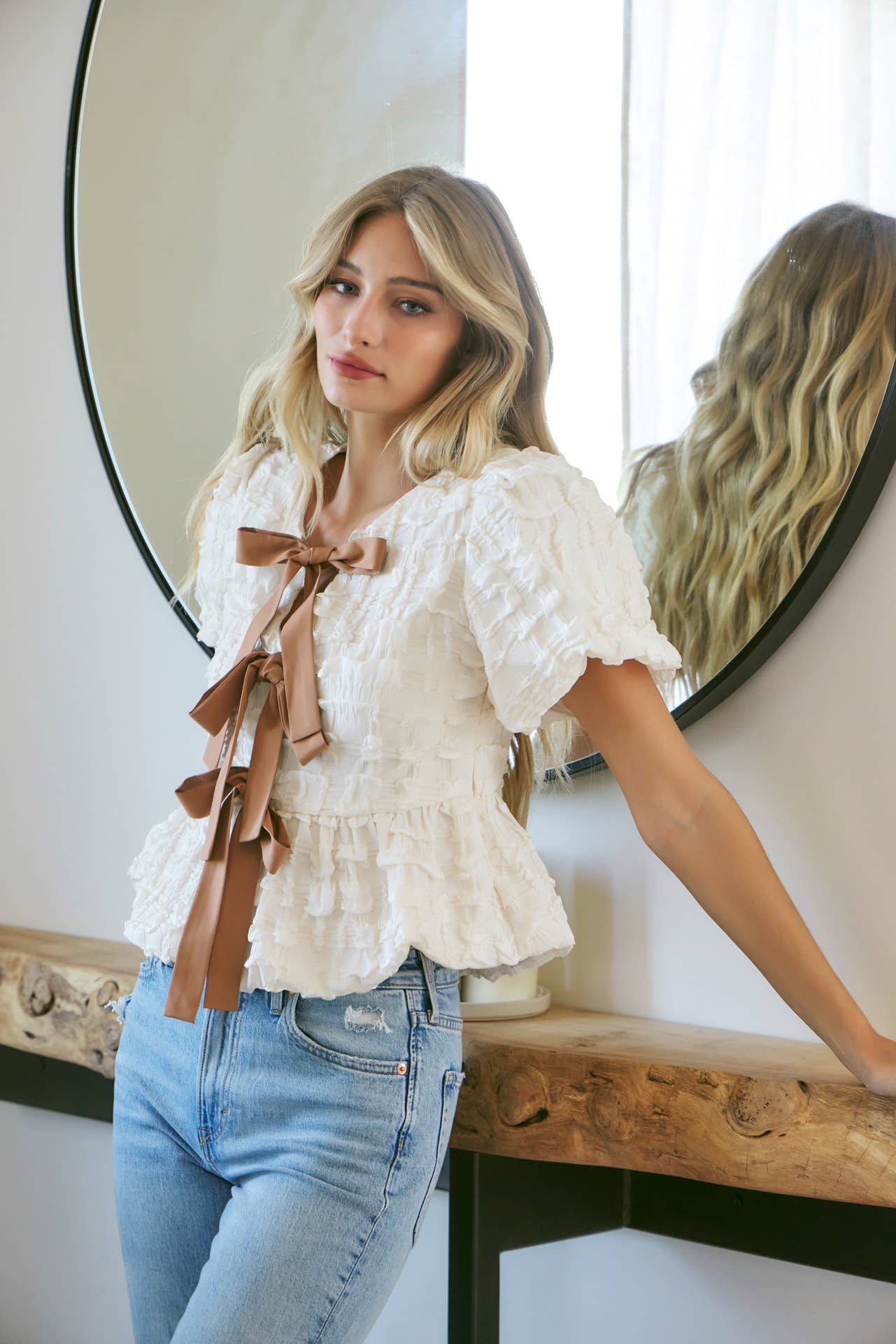 Bonnie Bubble Babydoll Blouse