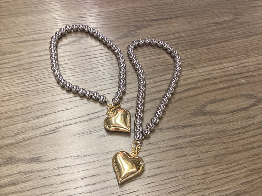 Bubble Heart Necklace