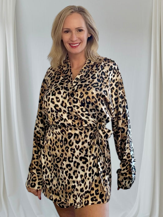 Jaguar Judy Long Sleeve Romper