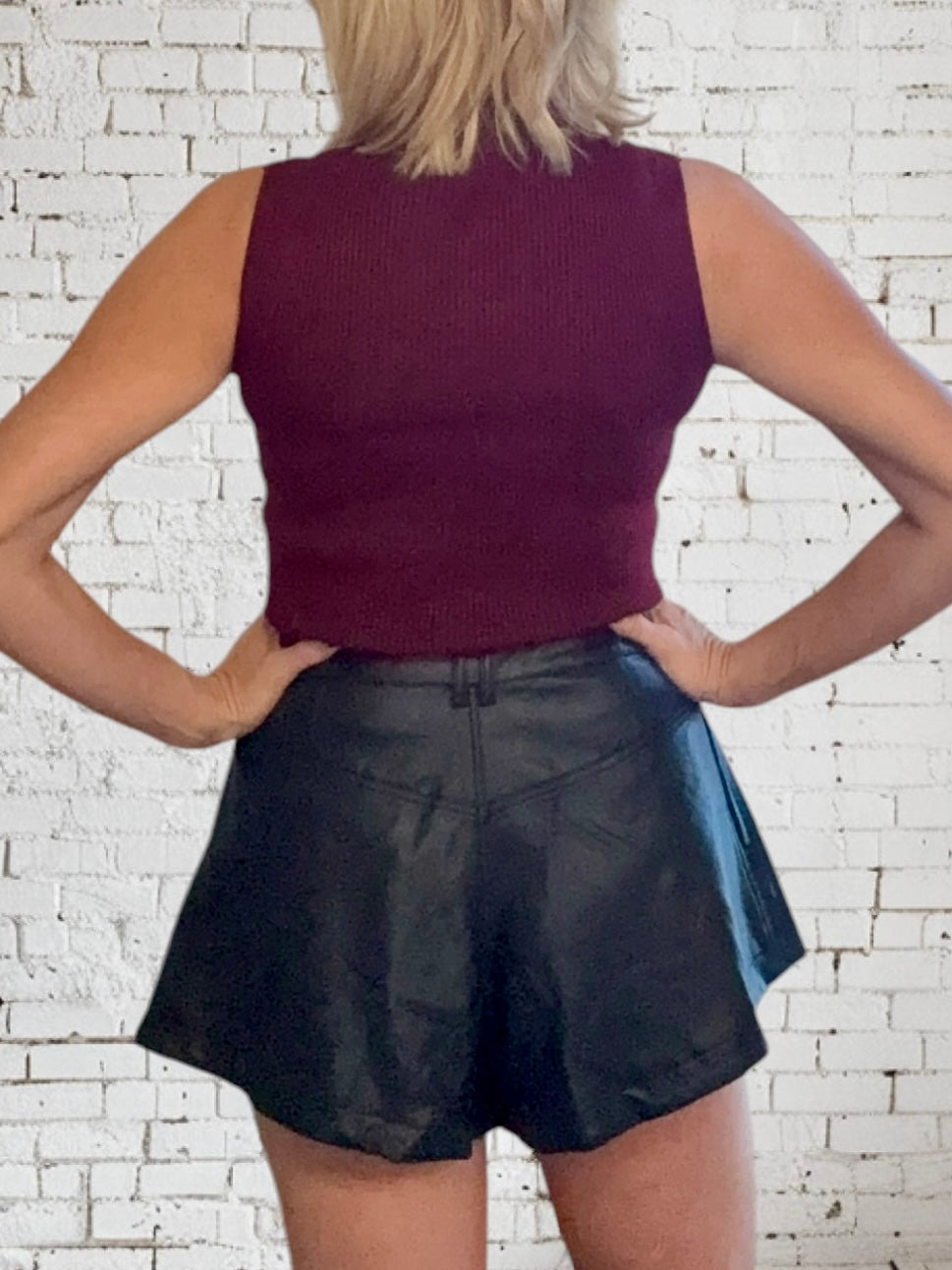 Pamela Pleather Short