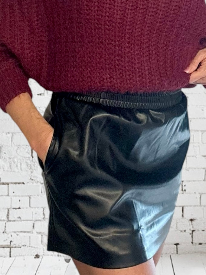 Lucy Leather Skirt