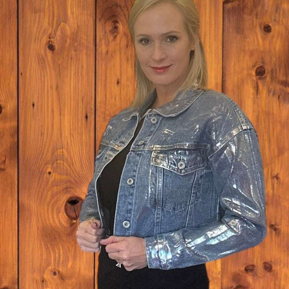 Tara Cropped Denim Jacket