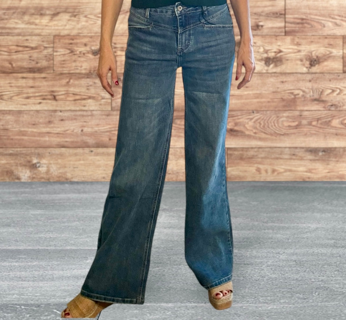 Samantha Blue Flare Jeans