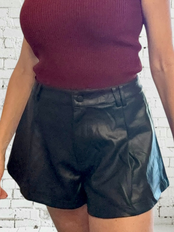 Pamela Pleather Short