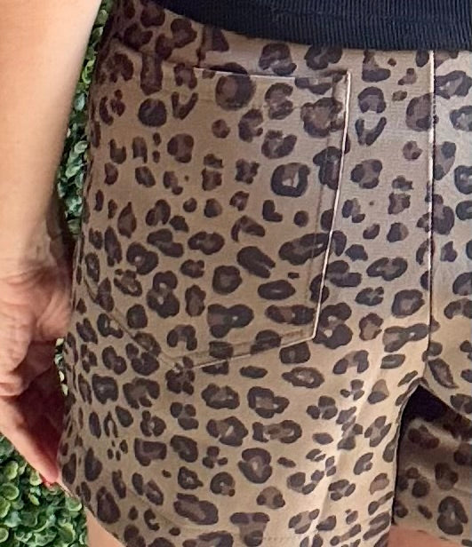 Marley Mocha Leopard Skort