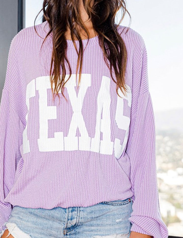 TEXAS Oversized Sweat Shirt